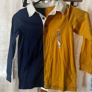 NWT Carter’s Colorblock Polo Long Sleeve Boys 6M